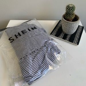 Shein checkered tank